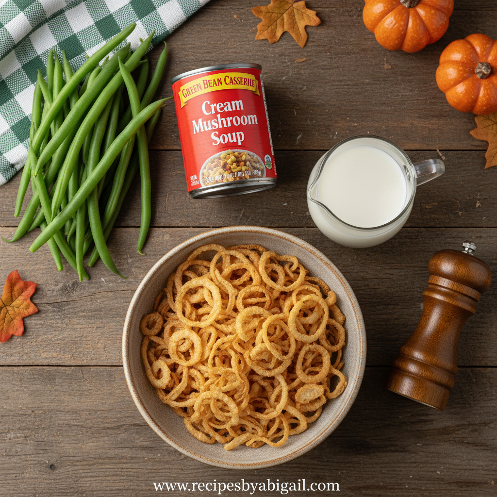 The World's Best Old Fashioned Green Bean Casserole Recipe | Southern Style Thanksgiving 2 Fresh ingredients for Southern green bean casserole
