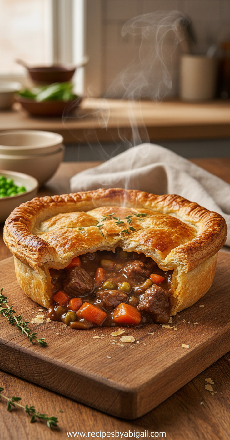Timeless Classic Beef Pot Pie - Authentic Recipe with Golden Crust 6 classic-beef-pot-pie_feature