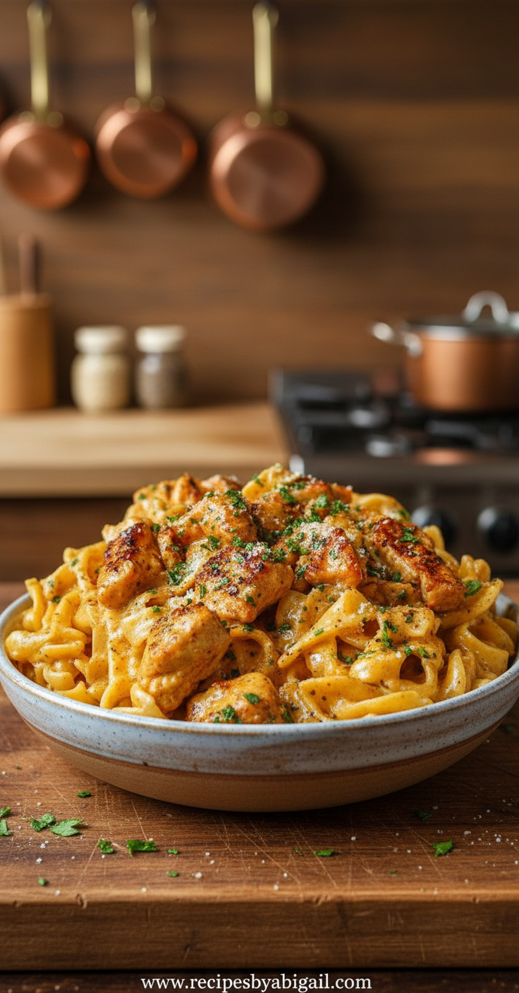 Cowboy Butter Chicken Pasta: Easy Creamy Western Dinner Recipe 4 cowboy-butter-chicken-pasta-recipe--easy--creamy-and-flavorful---k-popkitchen_feature