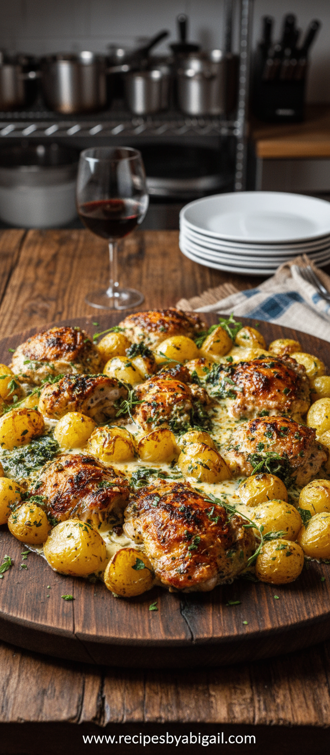 Garlic Parmesan Chicken and Potatoes - Easy One Pan Dinner Recipe 8 garlic-parmesan-chicken-and-potatoes---an-organized-chaos_feature