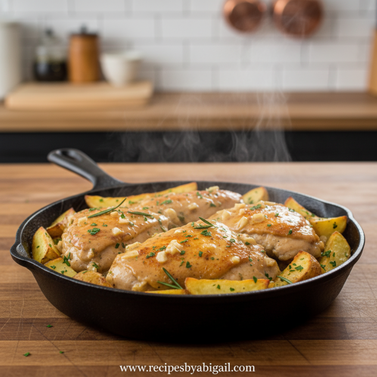 high-protein-creamy-garlic-chicken---crispy-potatoes_feature