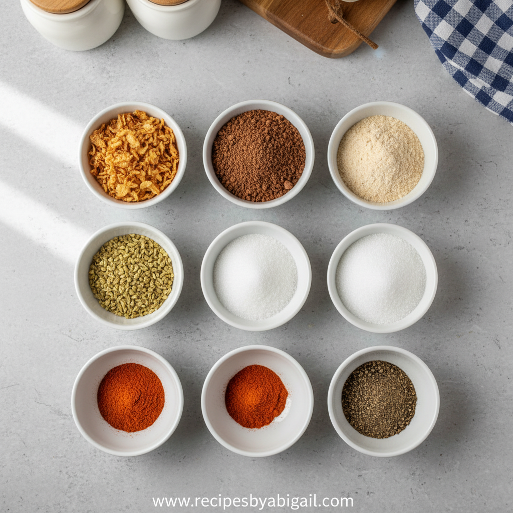 Ultimate Salt-Free Homemade Onion Soup Mix Recipe: Healthy DIY Pantry Staple 2 Assorted spices and ingredients for homemade onion soup mix