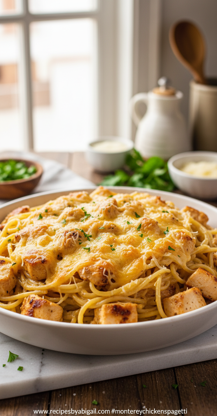 Ultimate Monterey Chicken Spaghetti - Best Cheesy Pasta Bake Recipe 17 monterey-chicken-spaghetti--best-chicken-recipes-spaghetti-you-will-make_feature