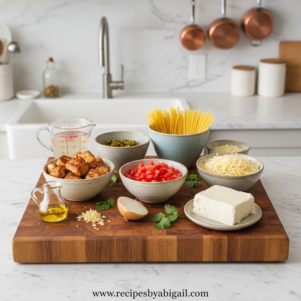 Ultimate Monterey Chicken Spaghetti Recipe: Cheesy Chicken Pasta Casserole 2 Ingredients for Monterey chicken spaghetti