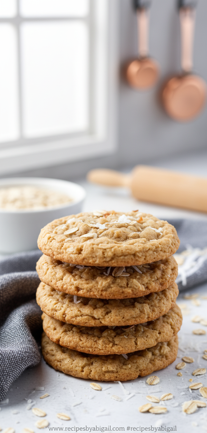 Ultimate Oatmeal Coconut Cookies Recipe - Tropical Chewy Treats 9 oatmeal-coconut-cookies_feature