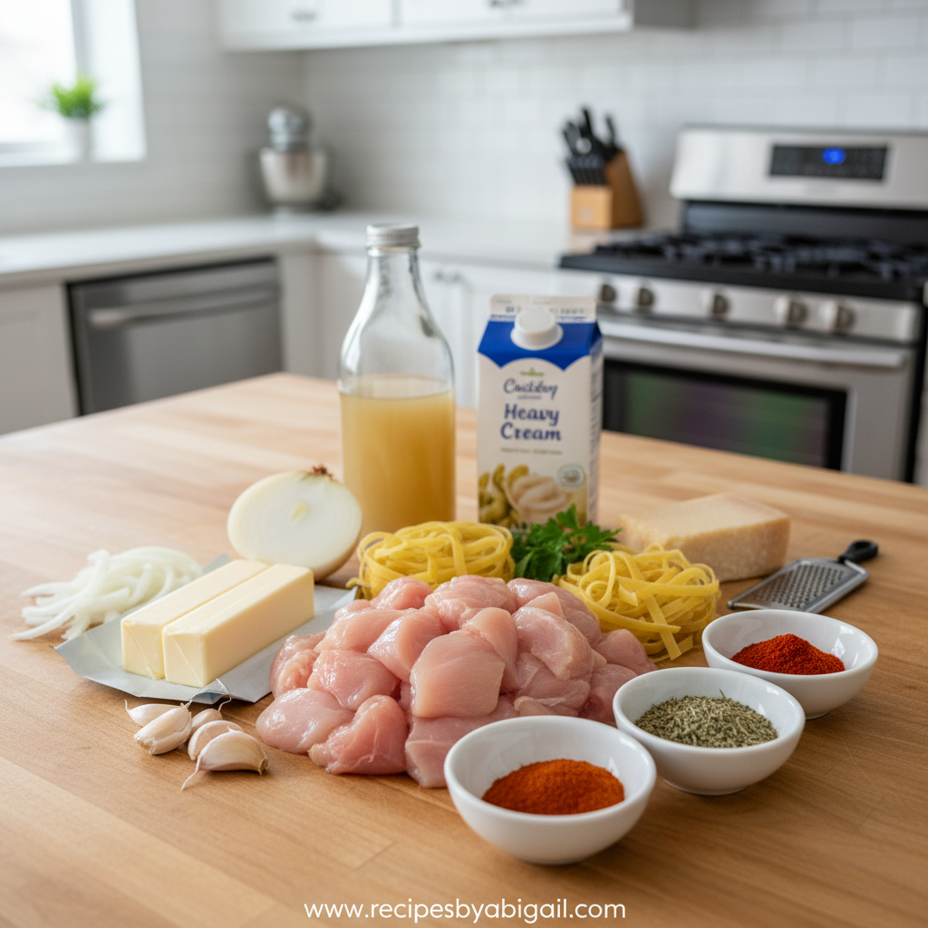 Ultimate Cowboy Butter Chicken Pasta: One Pan Creamy Garlic Butter Chicken Dinner 2 Ingredients for cowboy butter chicken pasta