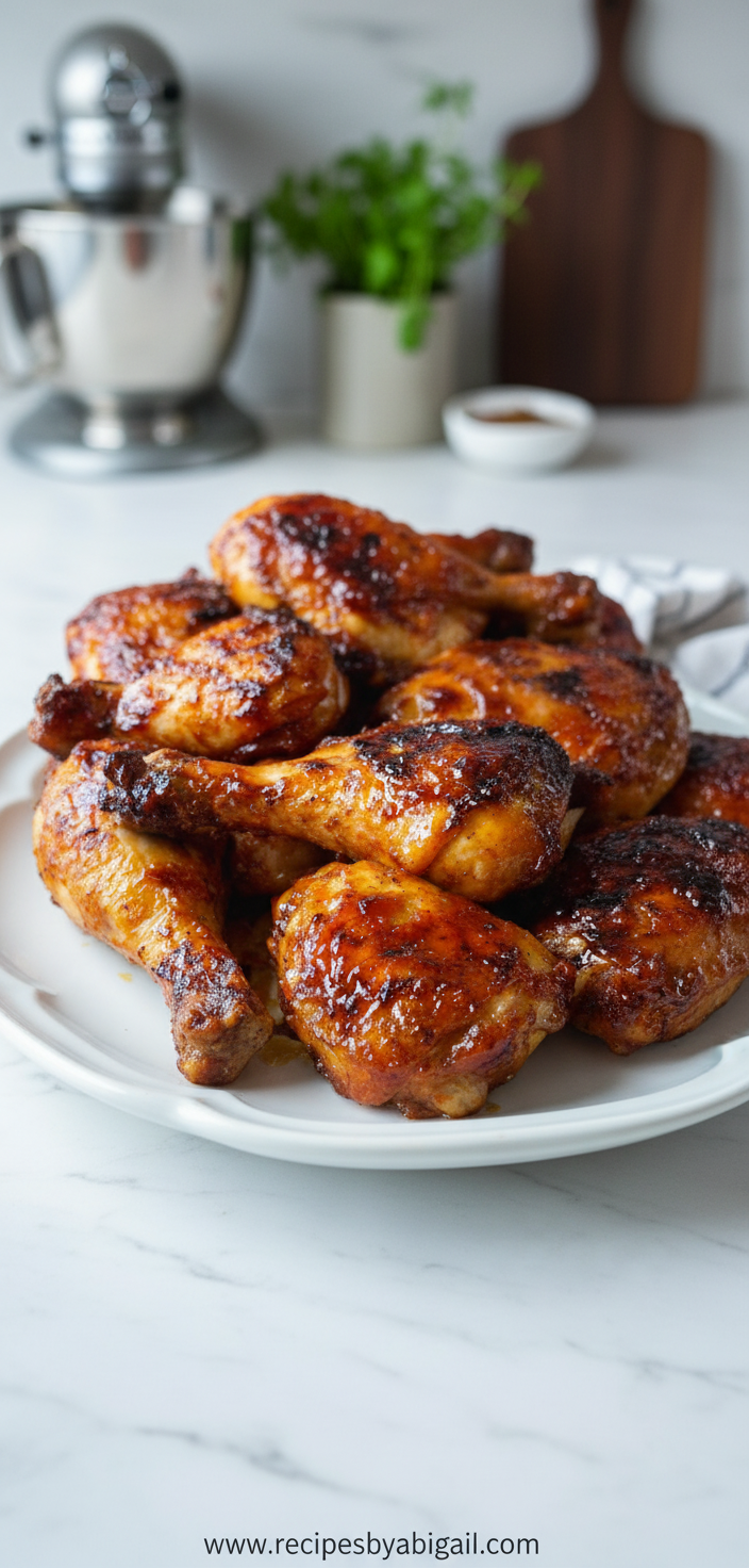 Two Ingredient Oven Baked BBQ Chicken - Simple Crispy Drumsticks 8 two-ingredient-crispy-oven-baked-bbq-chicken--easy-oven-bake-chicken-recipe-for-everyone-_feature