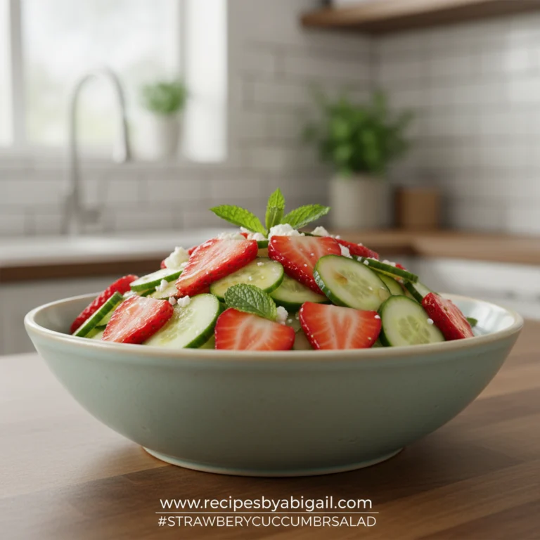 Quick Fresh Strawberry Cucumber Salad – A Vibrant Summer Side Dish 9 strawberry-cucumber-salad-quick-fresh-recipe_feature