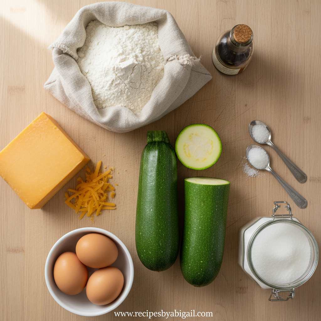 Best Ever Zucchini Cheddar Bread: A Flavor-Packed Savory Loaf 2 Ingredients for Zucchini Cheddar Bread