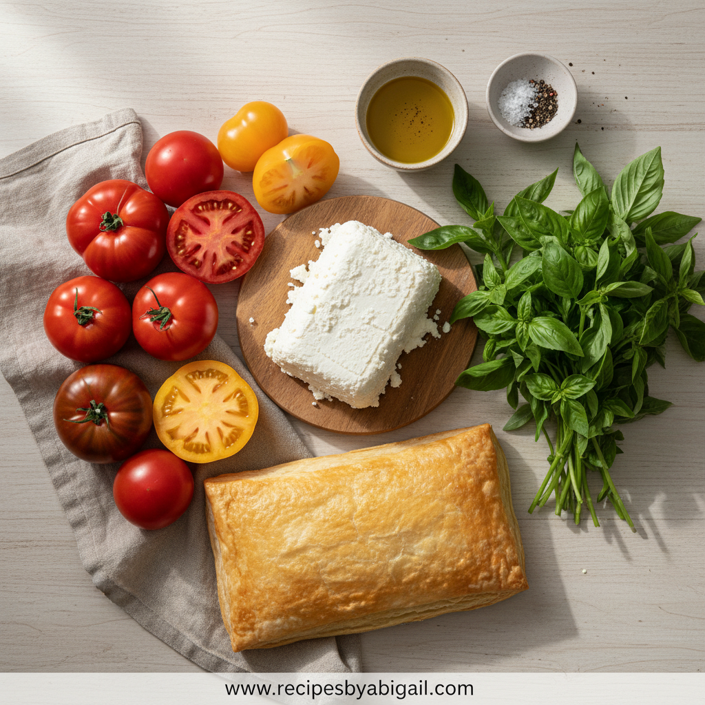 Heirloom Tomato Ricotta Tart: A Bright and Elegant Summer Recipe 2 Ingredients for Heirloom Tomato Ricotta Tart