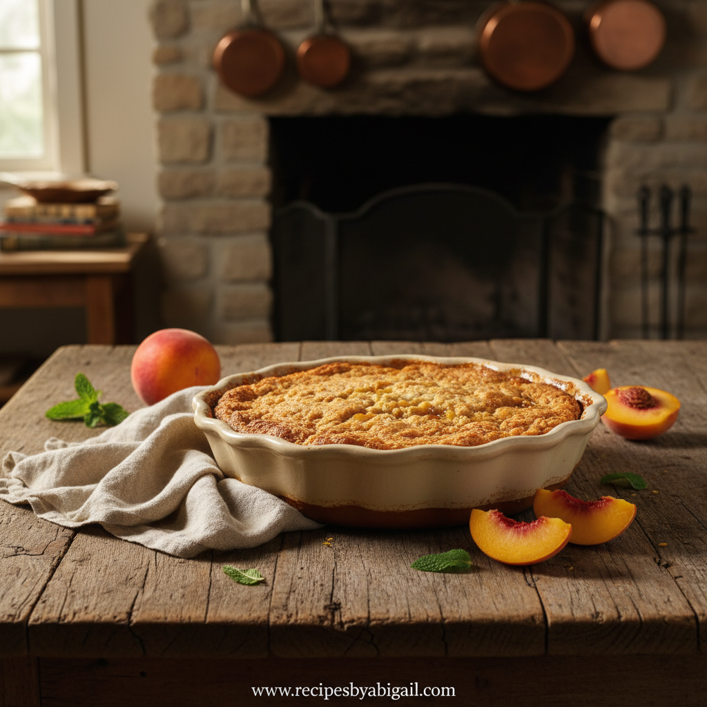 Classic Southern Peach Cobbler: A Timeless Summer Dessert 1 Classic Southern Peach Cobbler